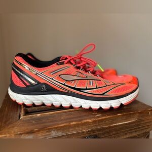 Brooks Men's Running Athletic Shoes Orange and Black